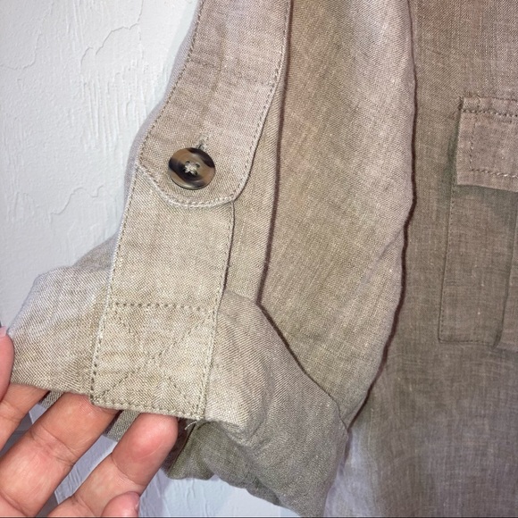 Coldwater Creek linen tunic - Picture 5 of 10